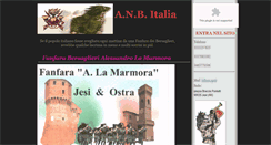Desktop Screenshot of fanfaralamarmora.it