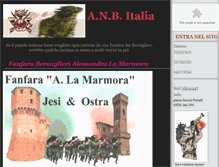 Tablet Screenshot of fanfaralamarmora.it